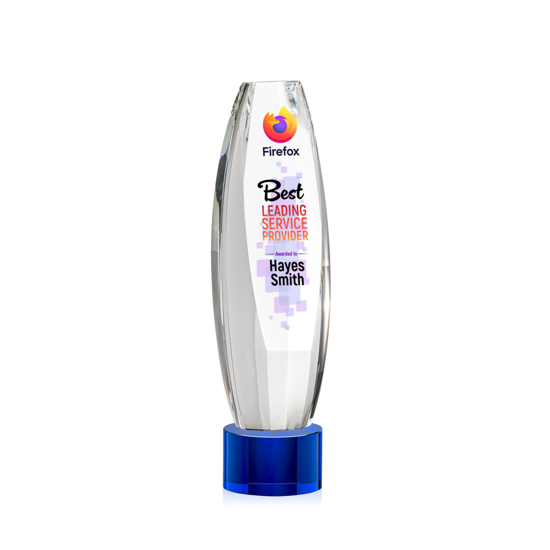 Hoover VividPrint™ Award on Marvel Base - Blue 3