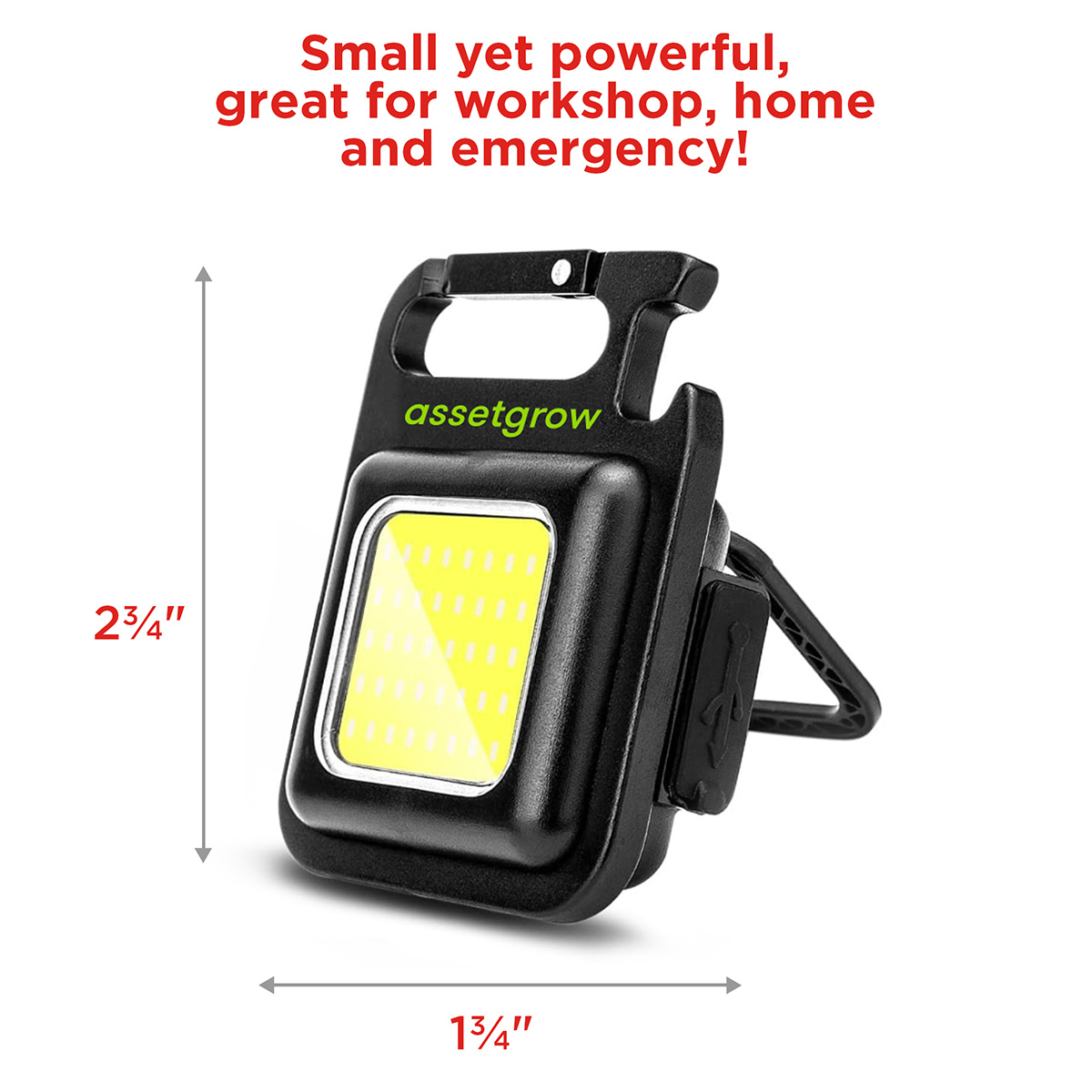Best Buddy Tools® Northstar Rechargeable COB Light with Magnet & Stand 1