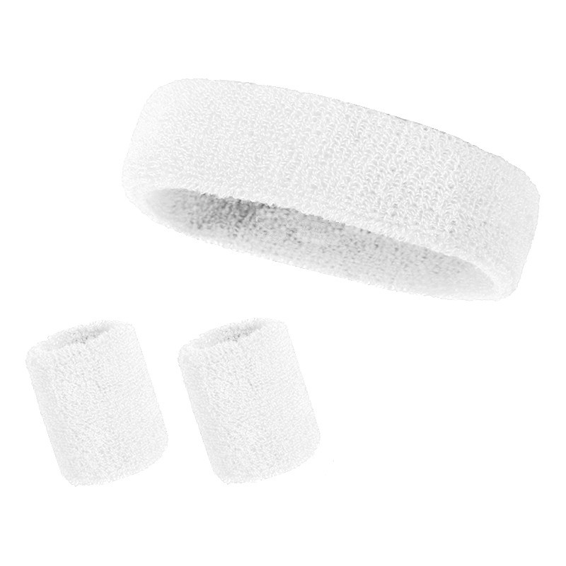 3 Pieces Sweatband Set Sports Headband Wristband Set 15