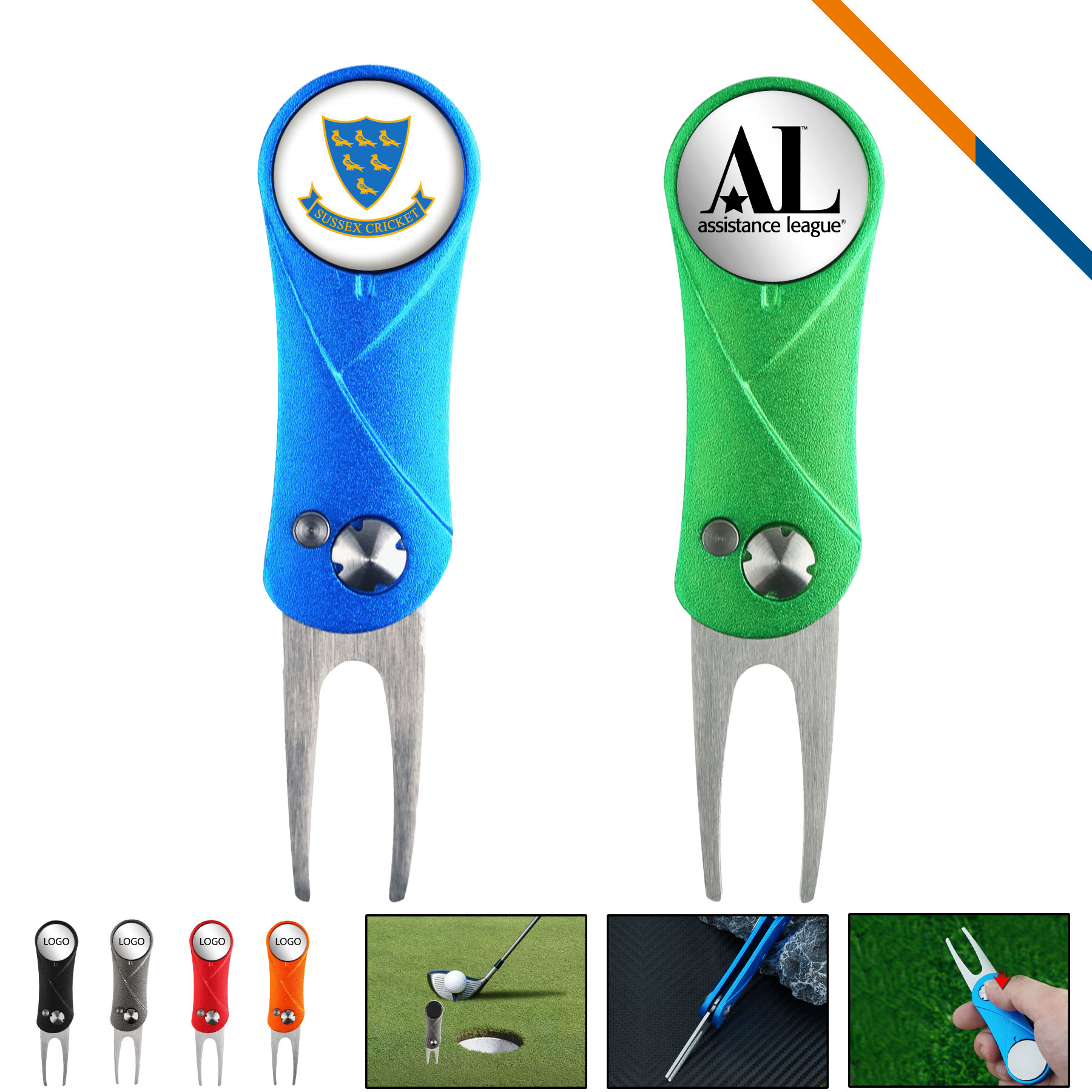 Vanage Foldable Golf Divot Tool 10