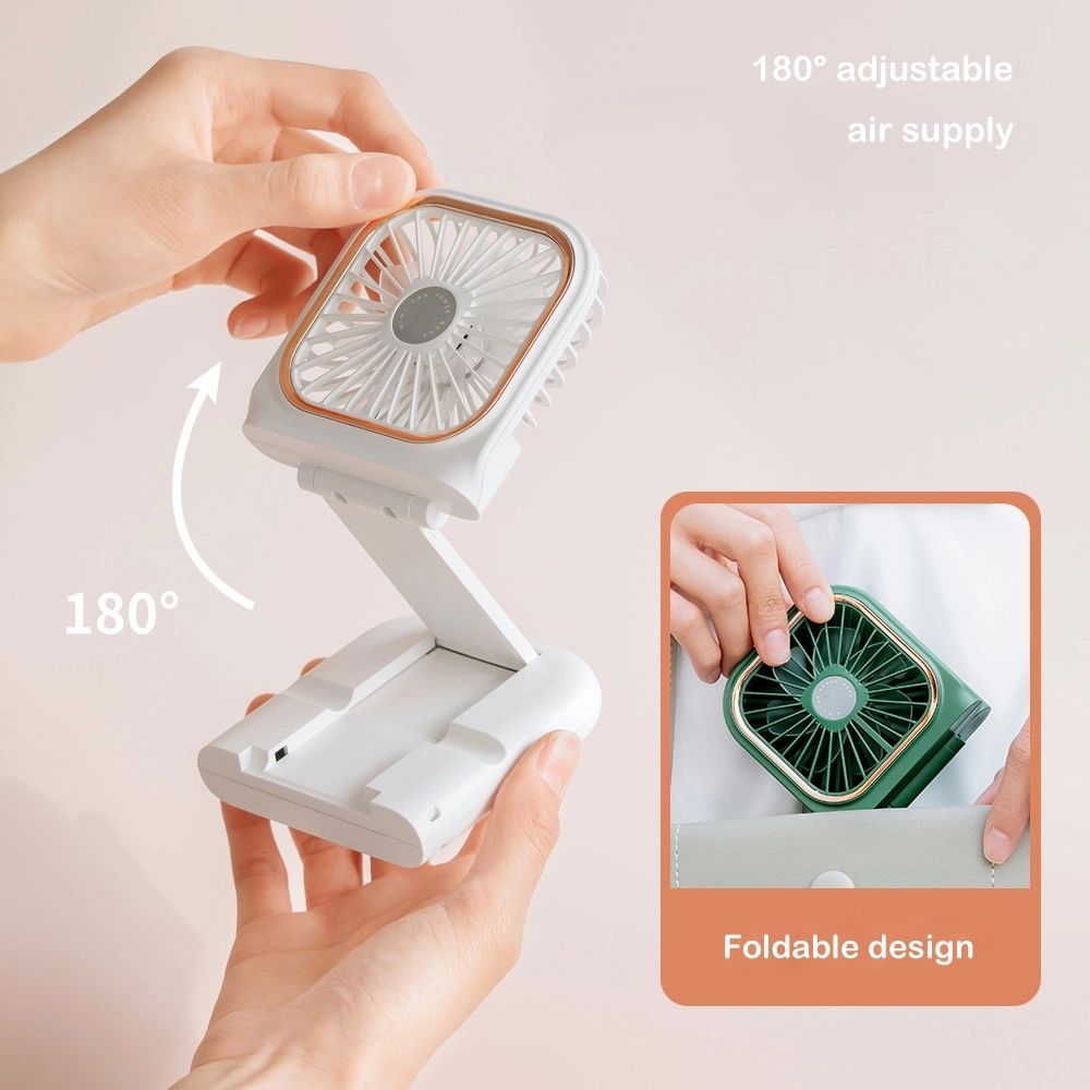 Portable Folding Fan with 3000mah Power Bank 1