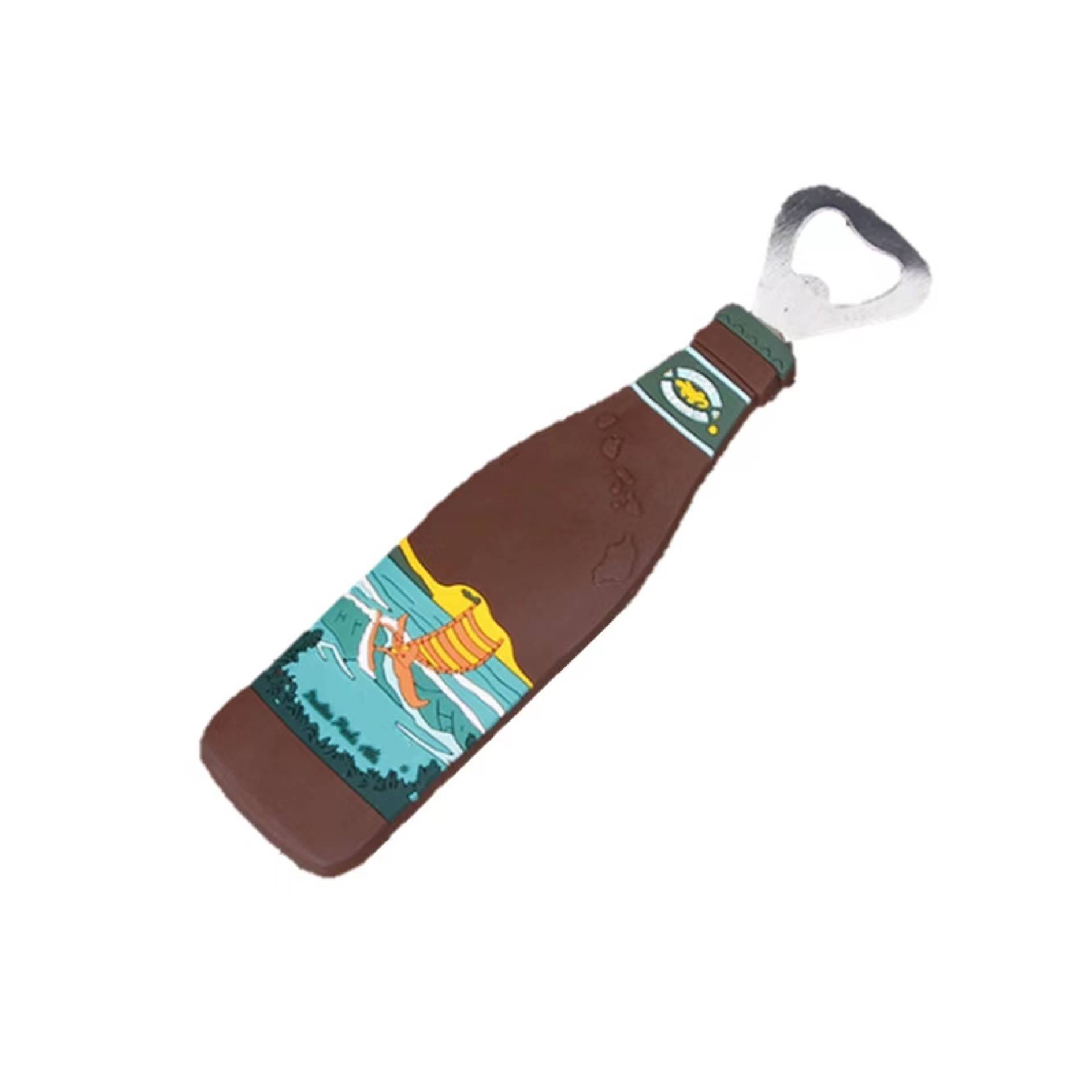 Soft PVC Bottle Shaped Bottle Opener 3