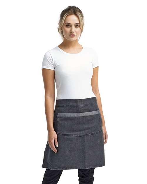 Domain Contrast Denim Waist Apron - RP128 12