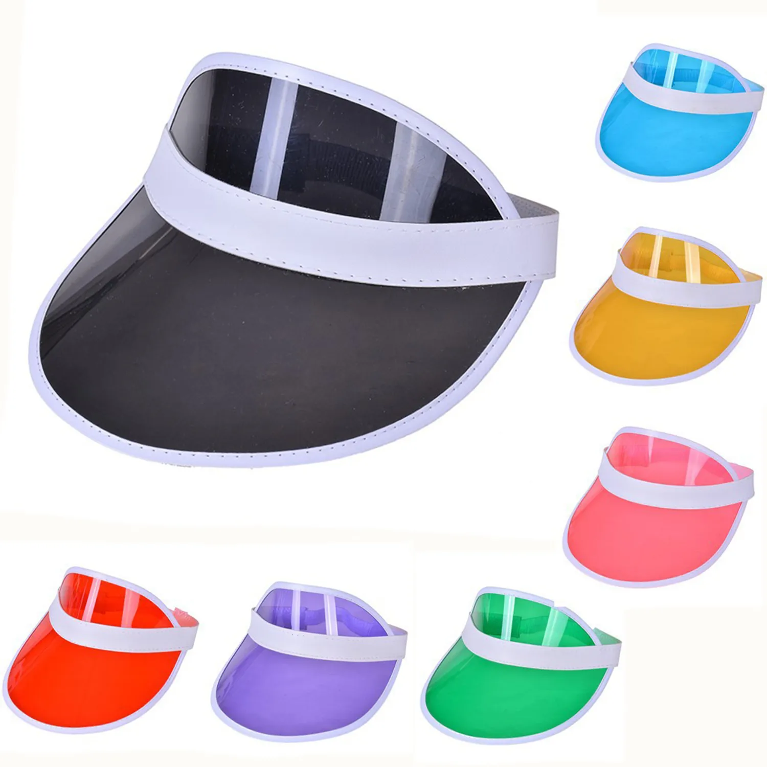 UV Protection PVC Visor Cap 1