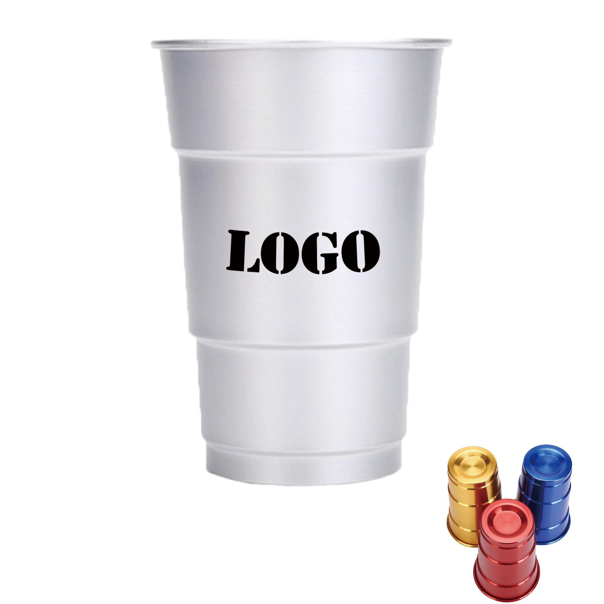 16 Oz Recyclable Stadium Aluminum Cup 2