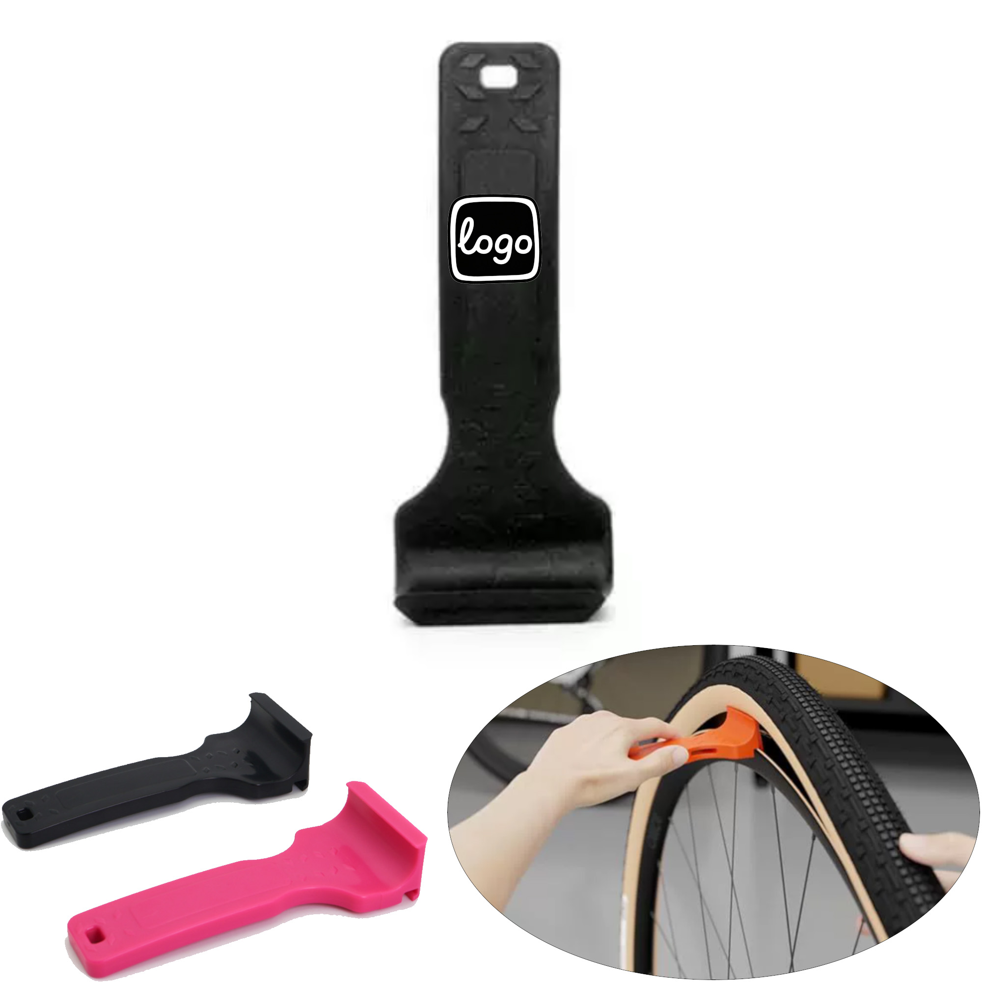 2 in 1 Bicycle Tyre Lever Crowbar Portable Multifunctional 2