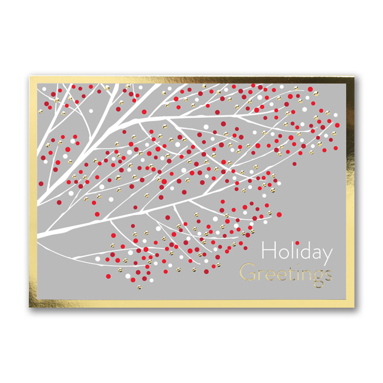 Golden Berries Holiday Card 1