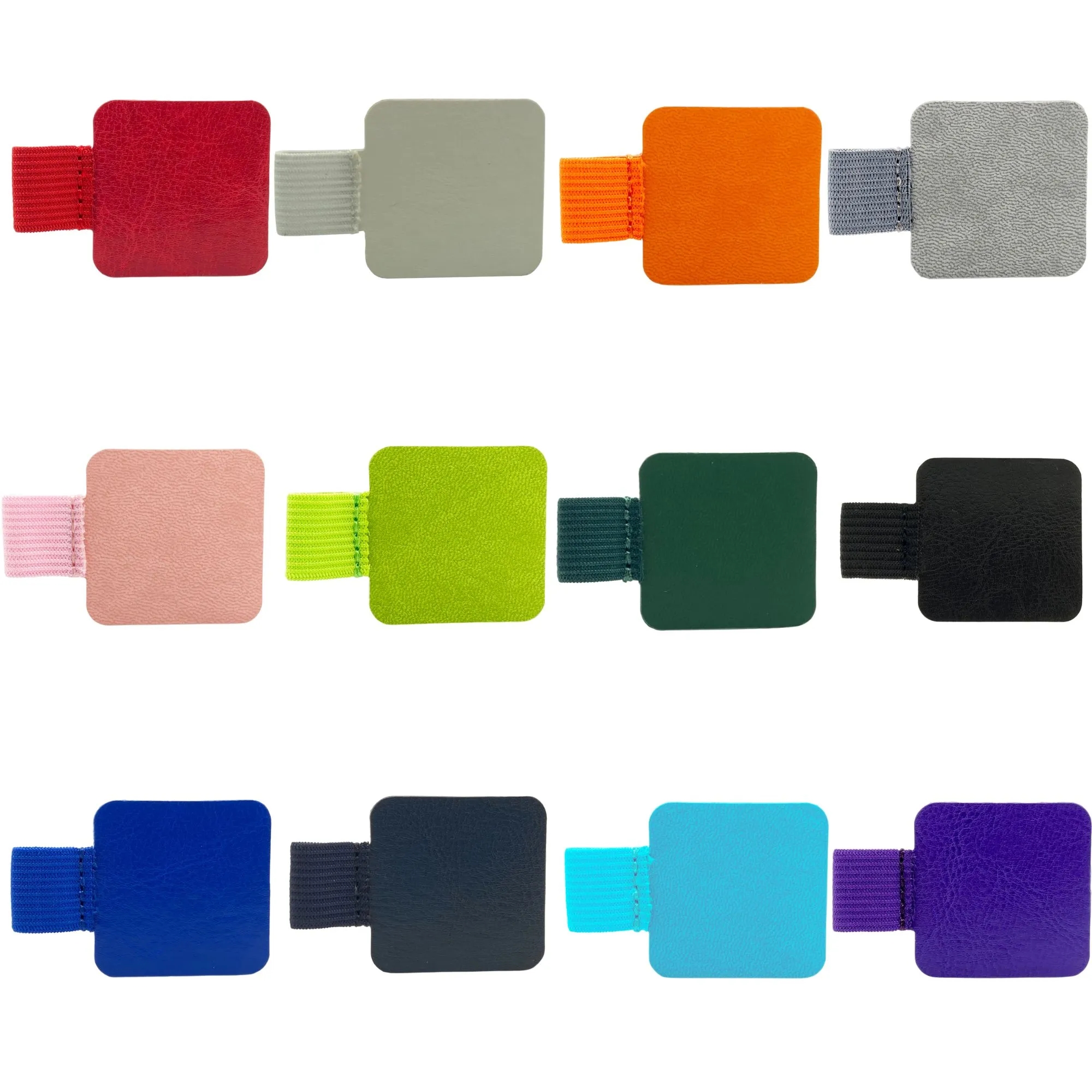 Leather Self-Adhesive Elastic Pen Holder 3