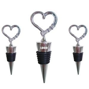 Stylish Heart Shaped Wine Cork Stopper 12