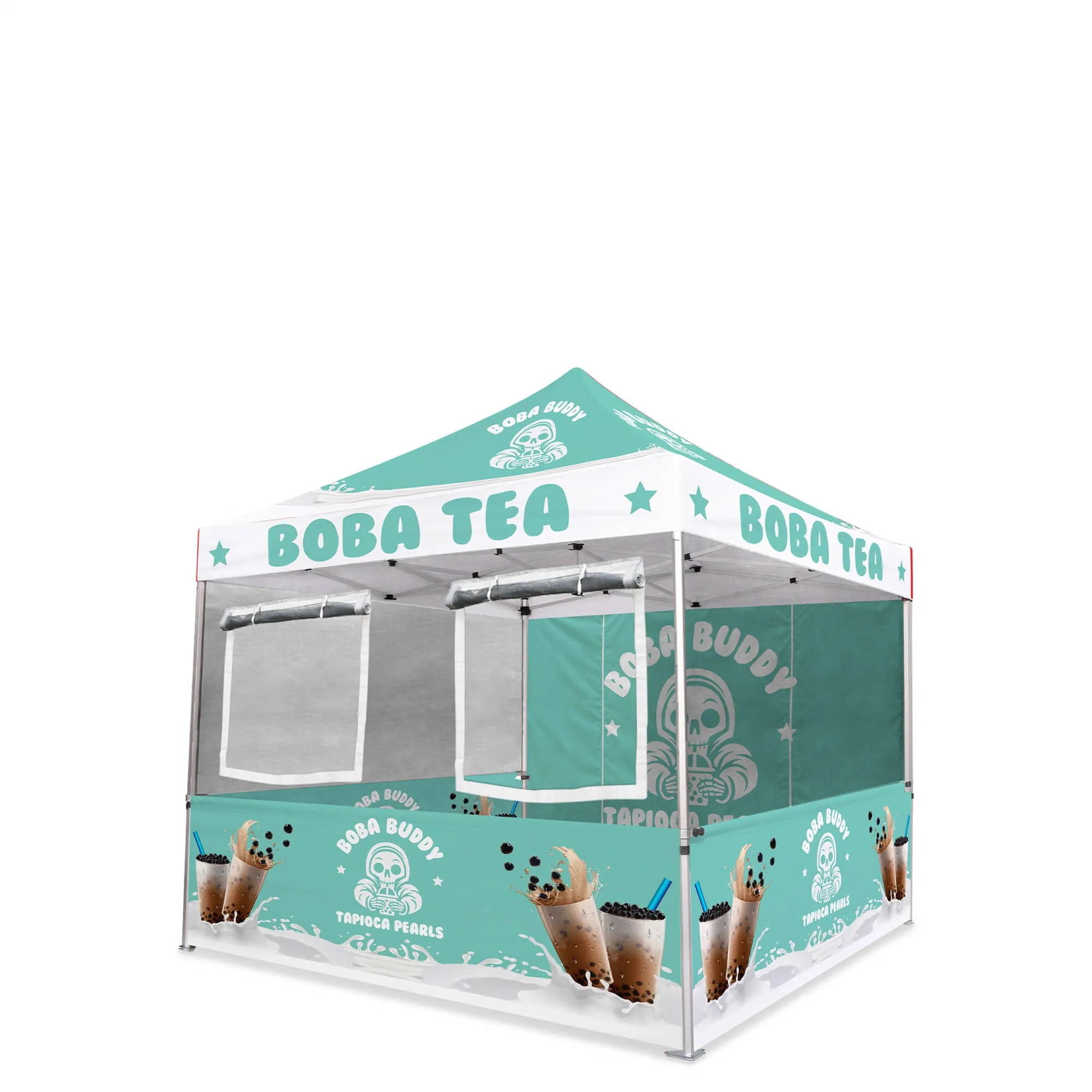 10ft x 10ft Custom Food Concession Canopy Tent Package 6