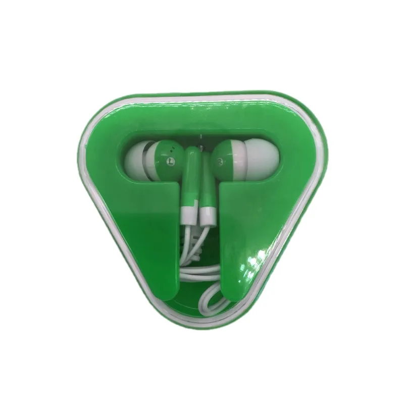 Portable Promotional Earbuds Triangle Case 6