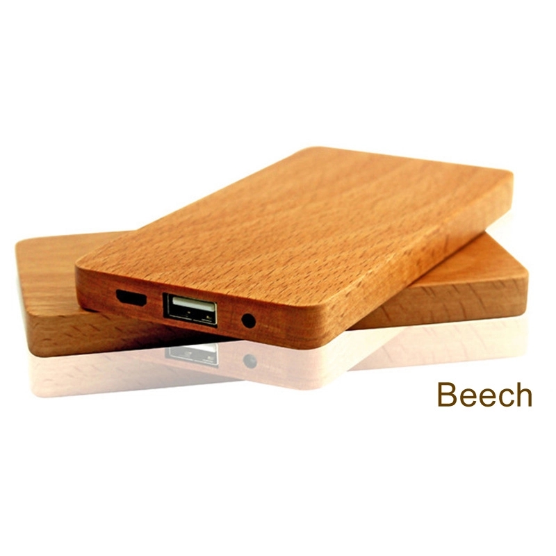 Rectangle Wooden Power Bank 6