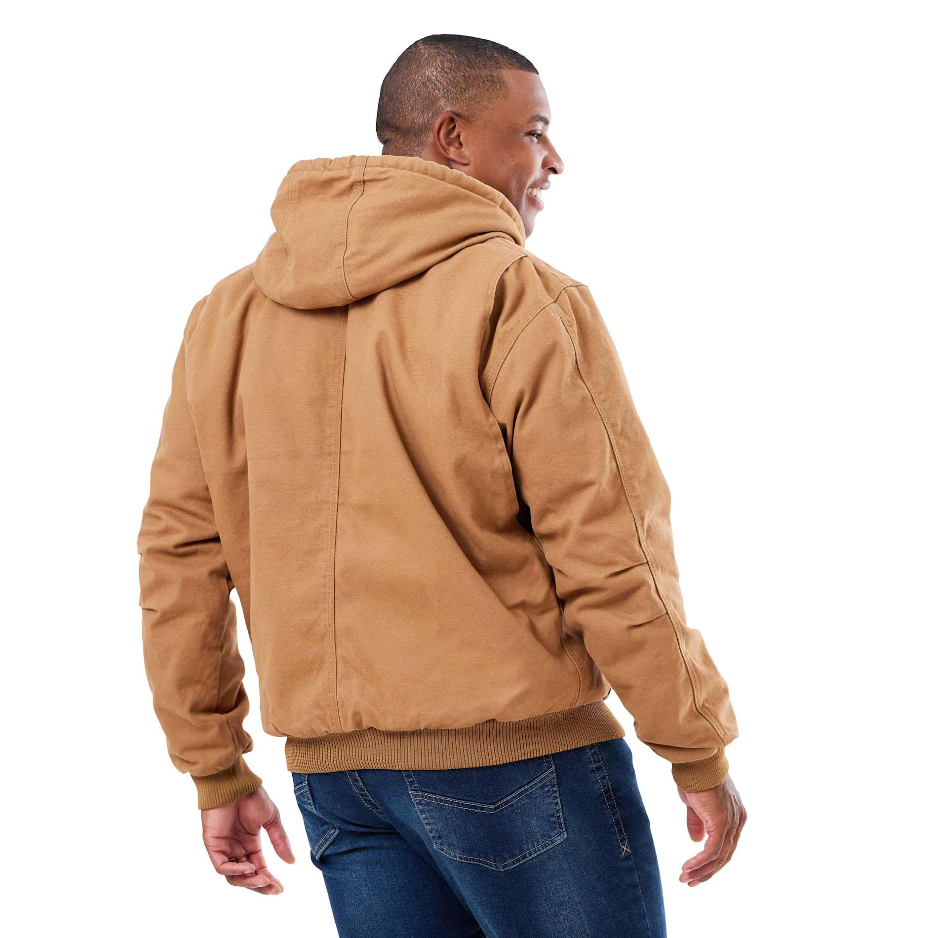 Berne Heartland Washed Duck Hooded Work Jacket 52