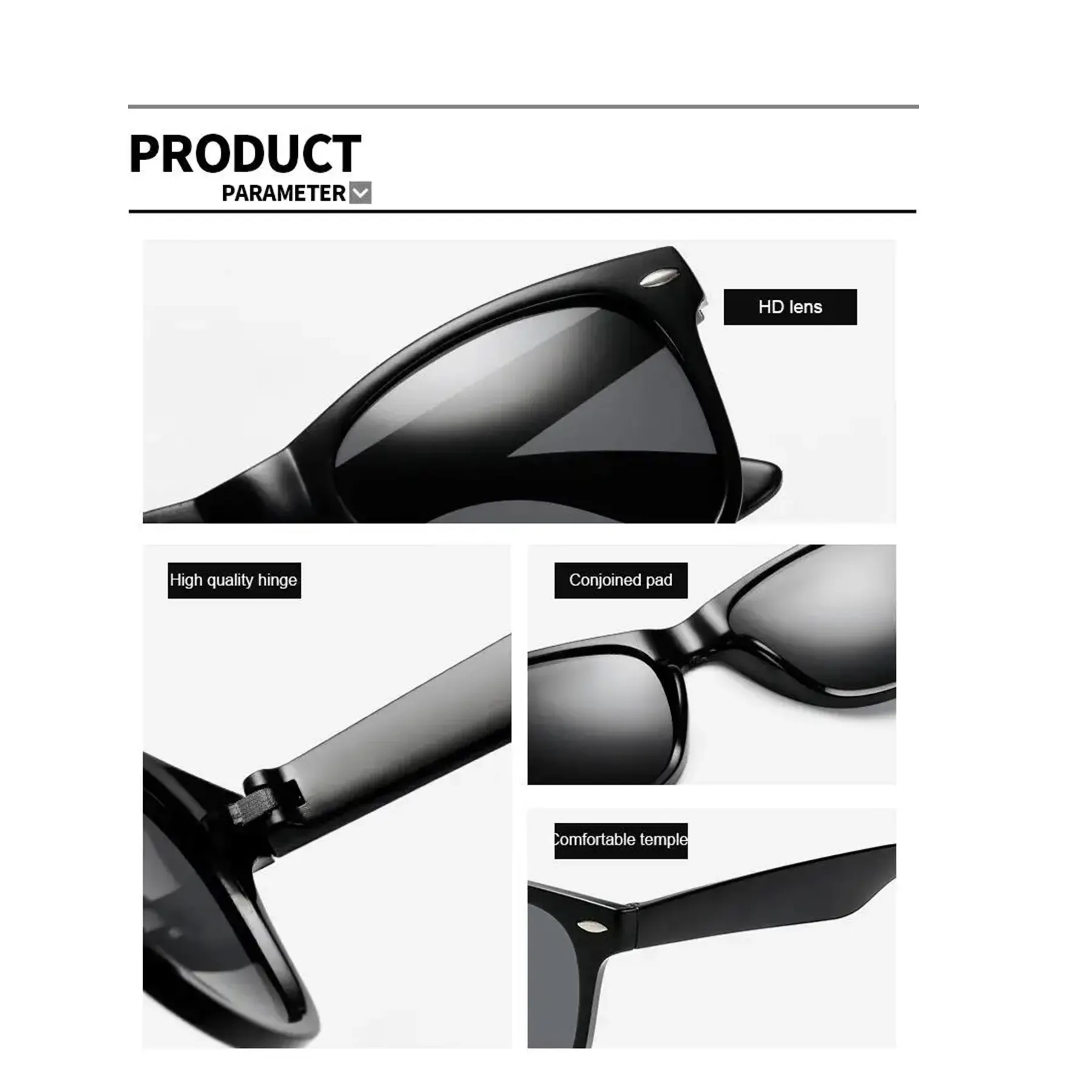 UV Protective Classic Retro Recycled Plastic Sunglasses 3
