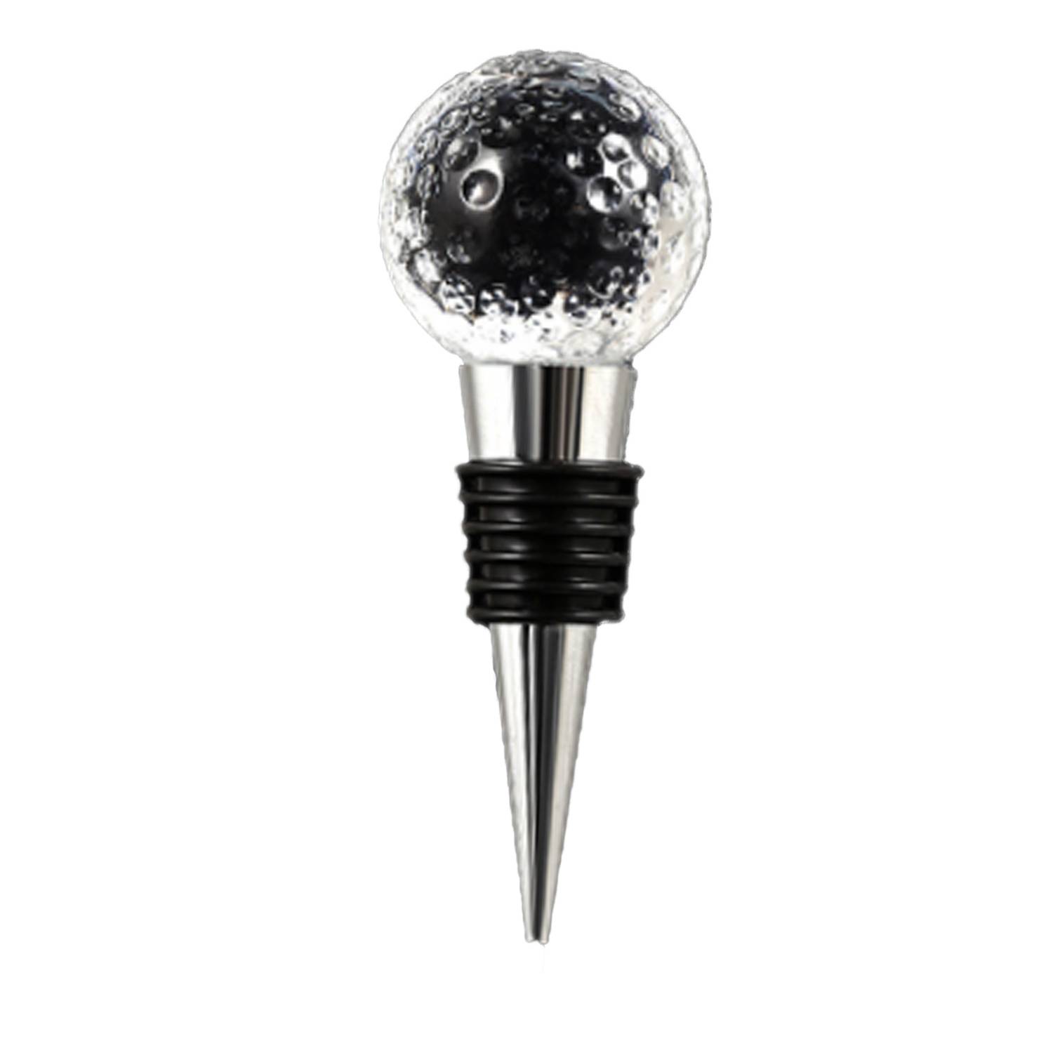 Glass Globe Design Wine Bottle Stopper 4