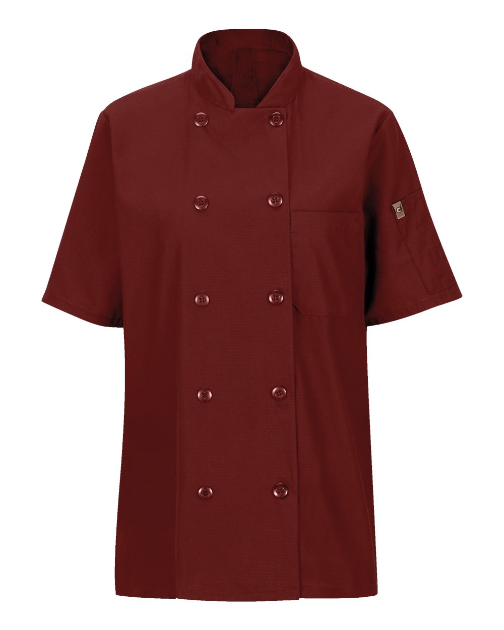 Women's Mimix™ Short Sleeve Chef Coat with OilBlok - 045X 12