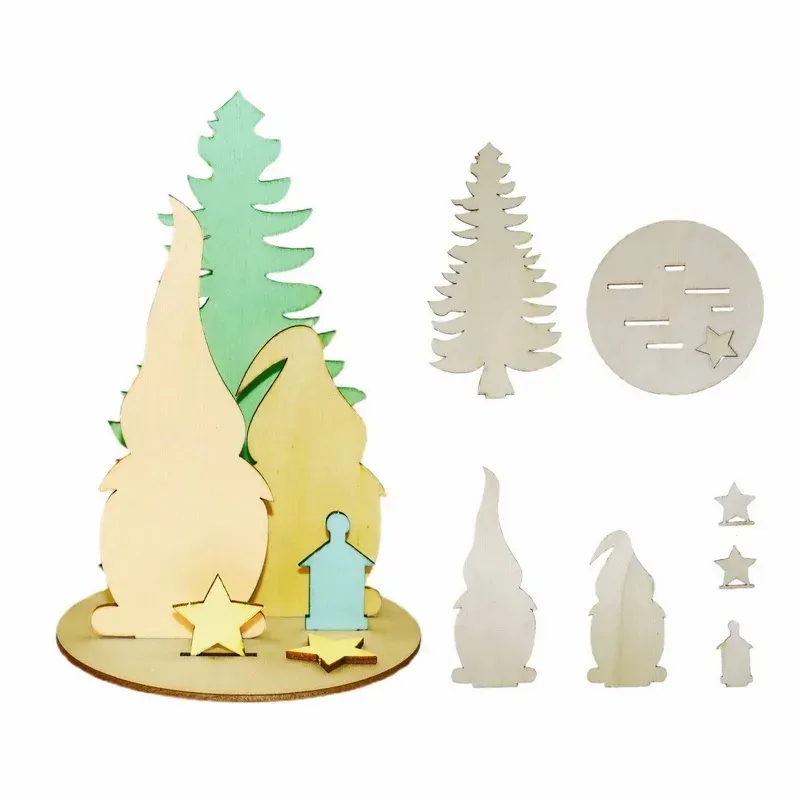 Custom 3D Laser-Cut Christmas Decorations 2