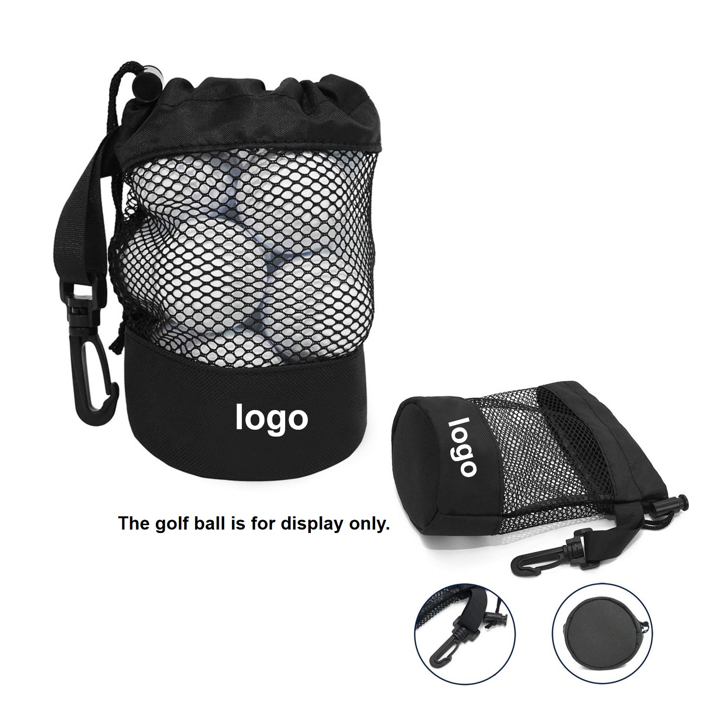 Nylon Mesh Golf Ball Bag 2