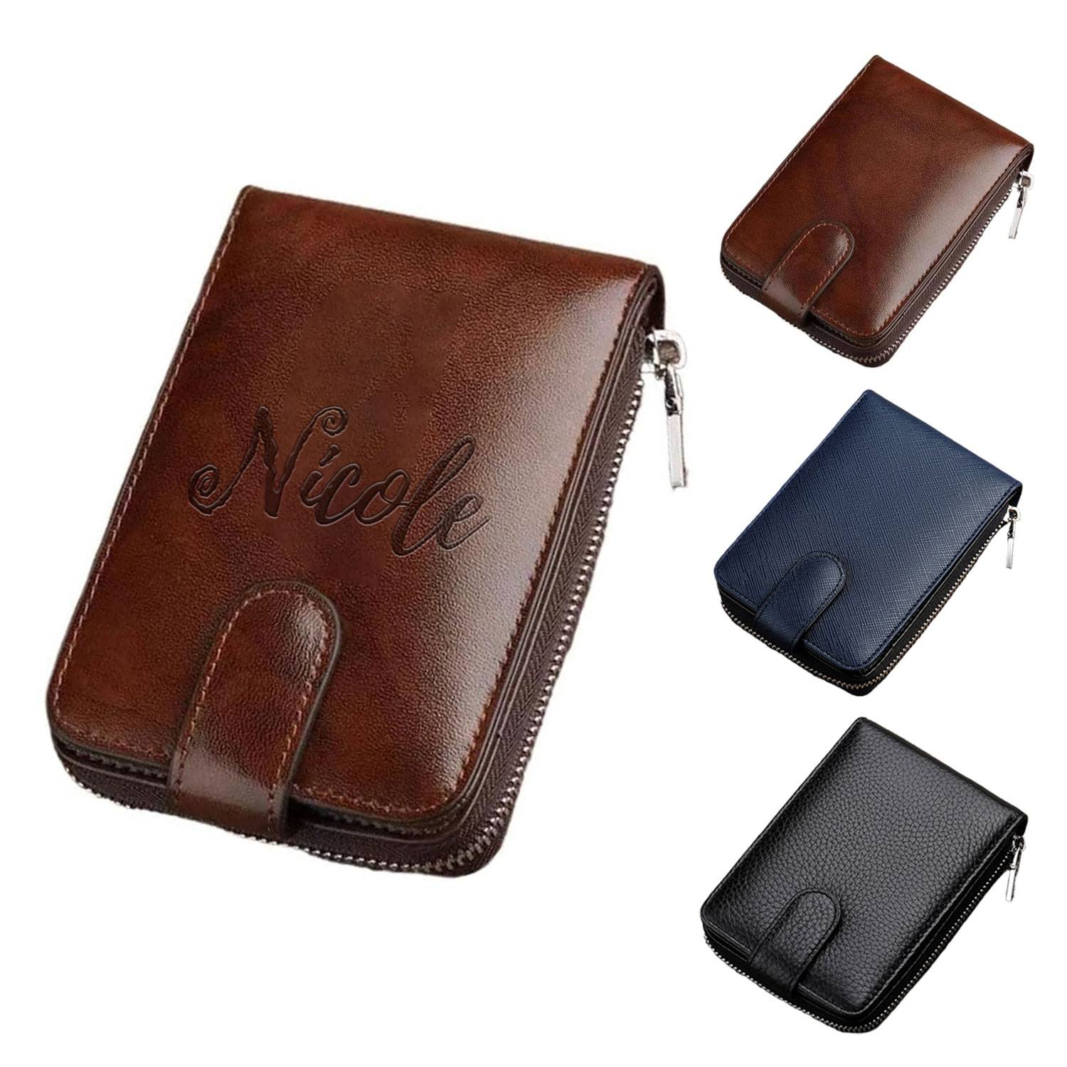 PU Leather Zipper Coin Purse 2