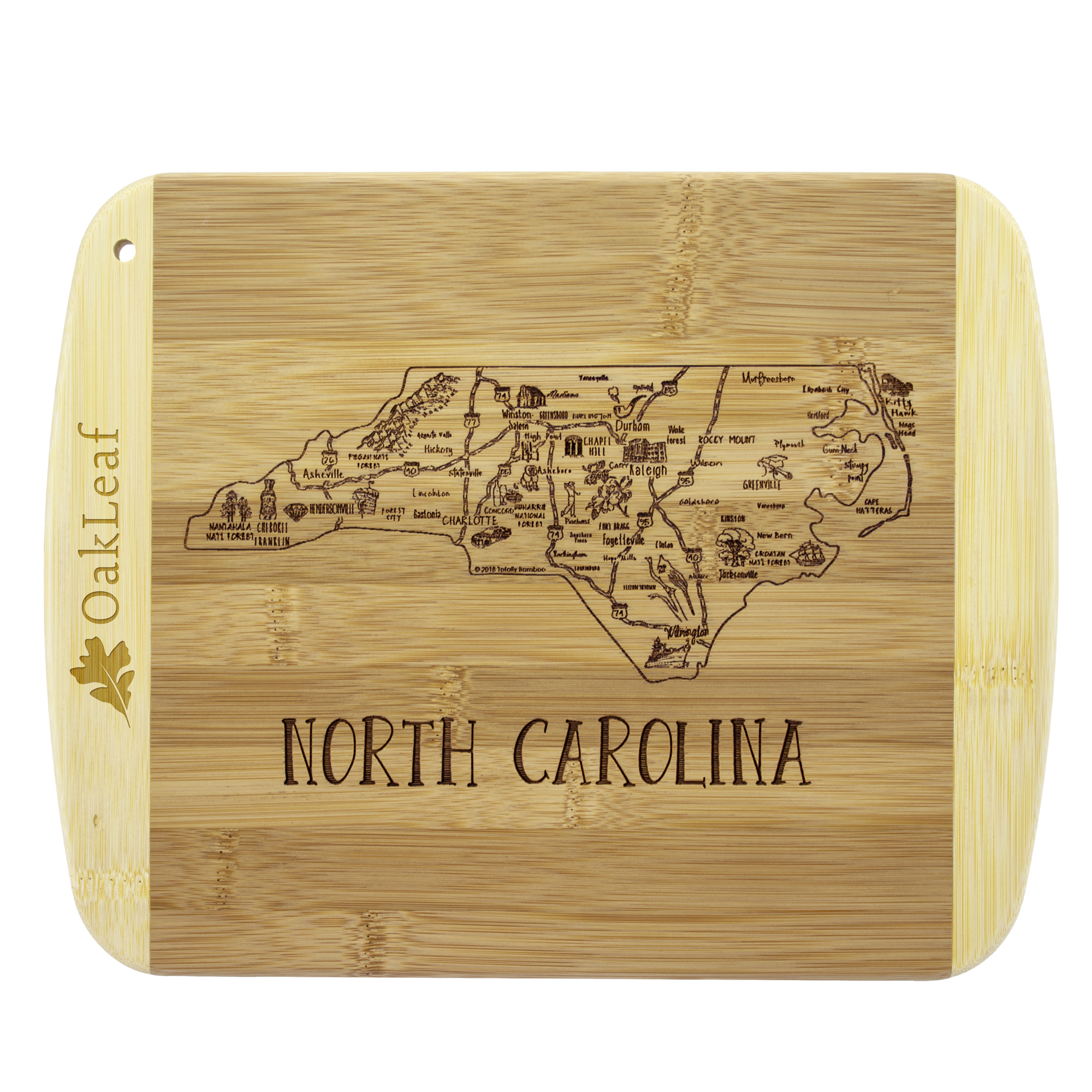 A Slice of Life North Carolina Serving & Cutting Board