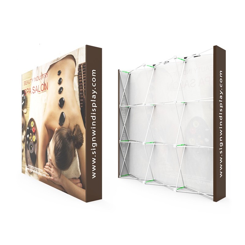 8ft Pop Up Straight Backdrop Wall Kit Trade Show Display 5