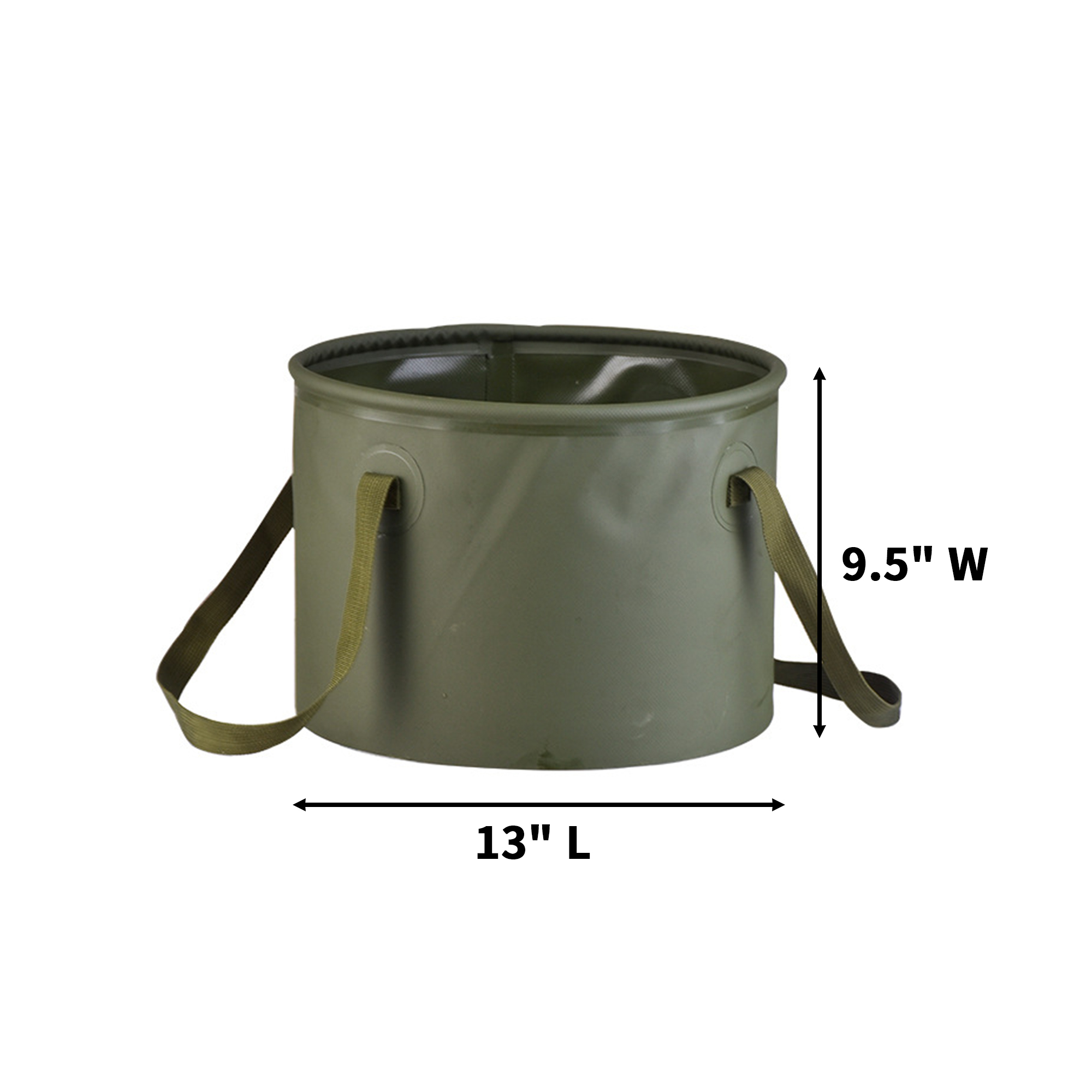 PVC Collapsible Bucket 13 x 9.5" 6