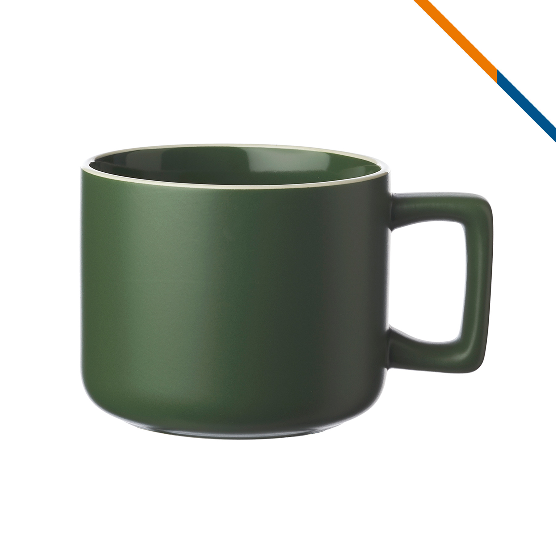 Yvette Latte Ceramic Mug - 14 OZ. 10