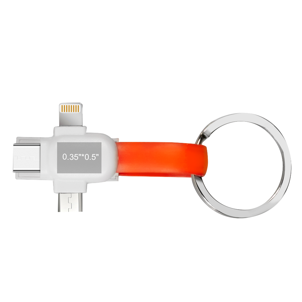 Arleta 3-in-1 Magnetic Key Ring and Charging Cable