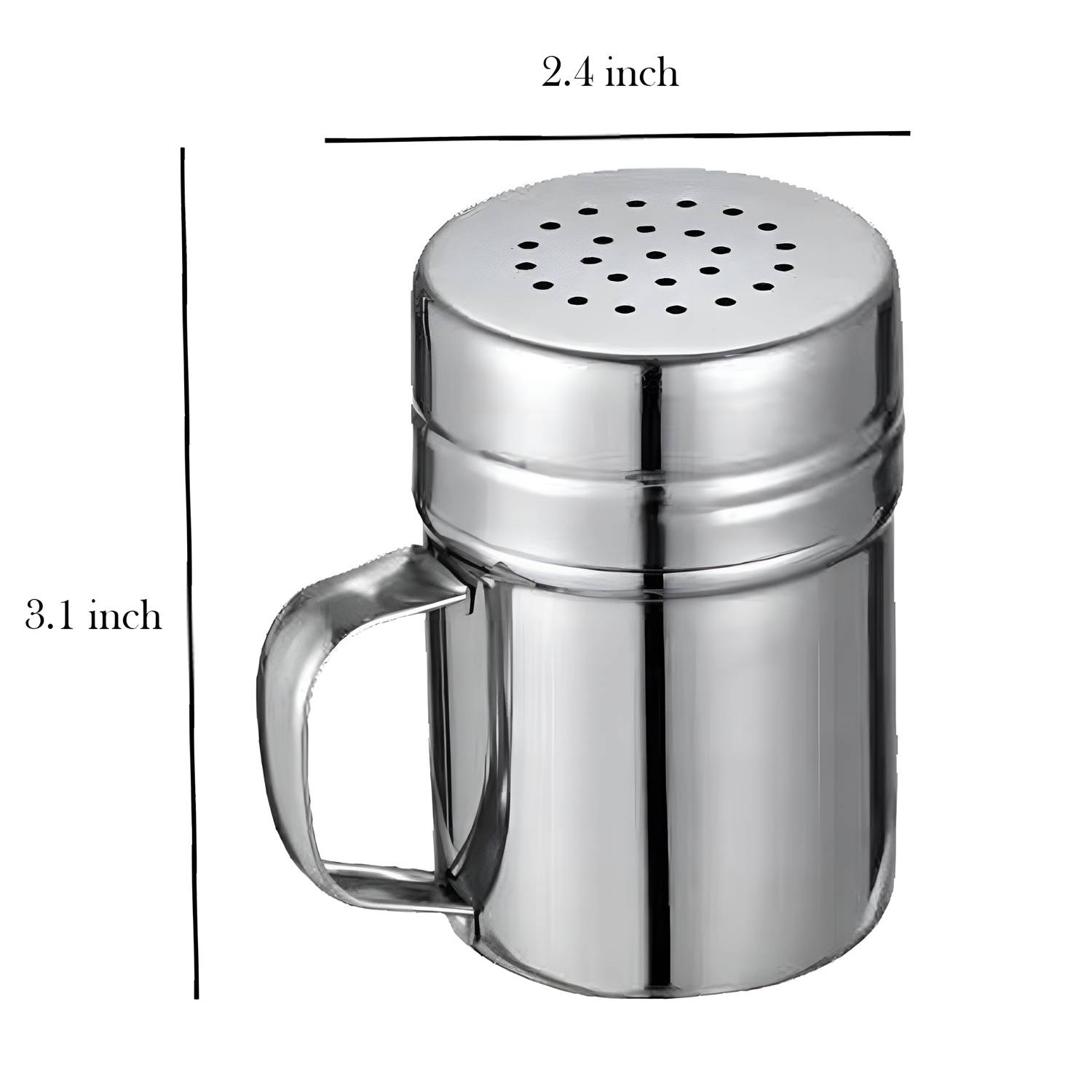 Kitchen Stainless Steel Spice Pepper Shaker 5