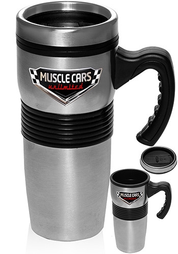 16 oz Insulated Stainless Steel Travel Mug 2