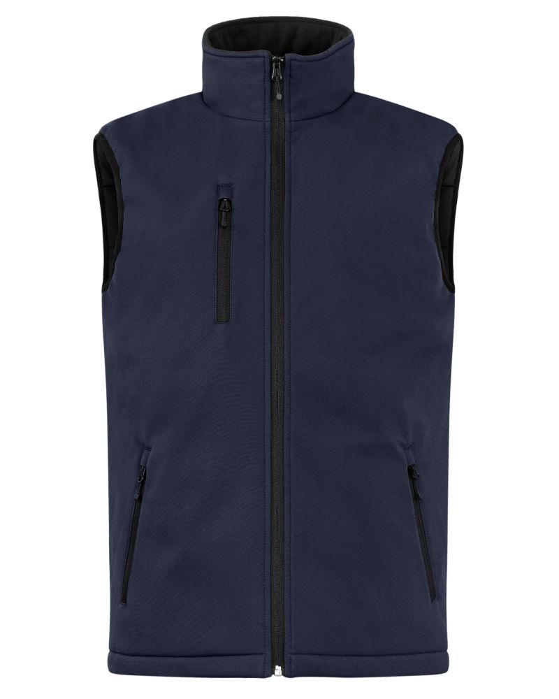 Clique Equinox Insulated Softshell Mens Full Zip Vest 13