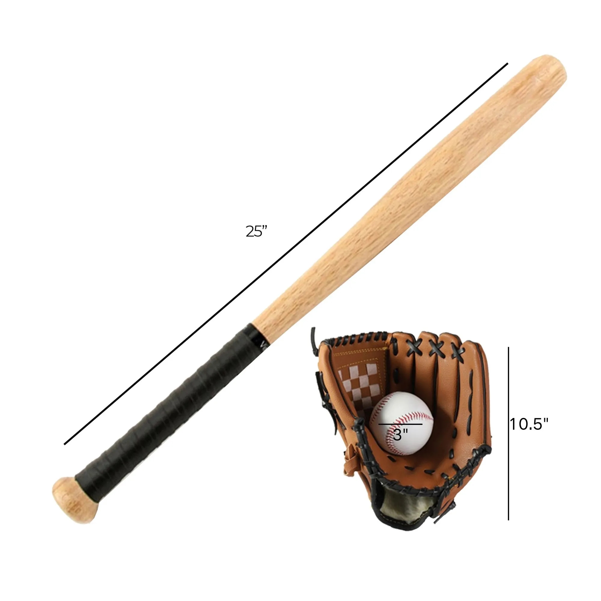 Oak Aluminum Alloy Children's Baseball Set 6