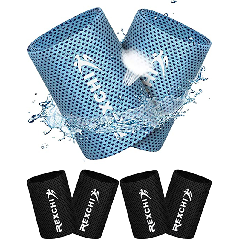 160gms Polyester Nylon Full Cooling Sports Wristband 18