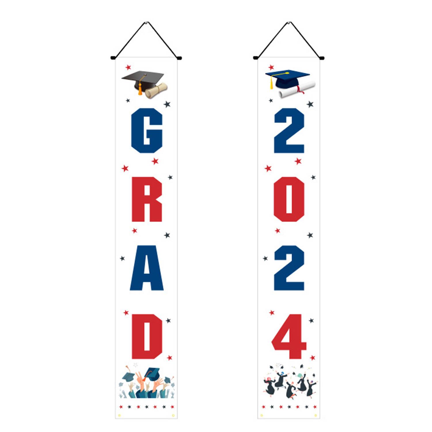 Graduation Season Couplet Congratulations Banner Door 11