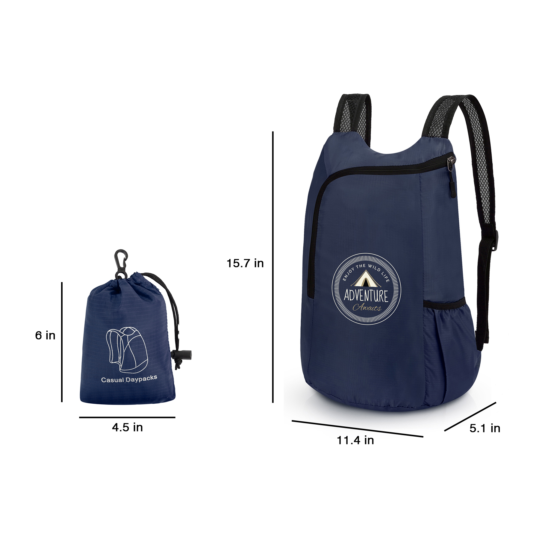 Lightweight Foldable Travel Hiking Backpack 1