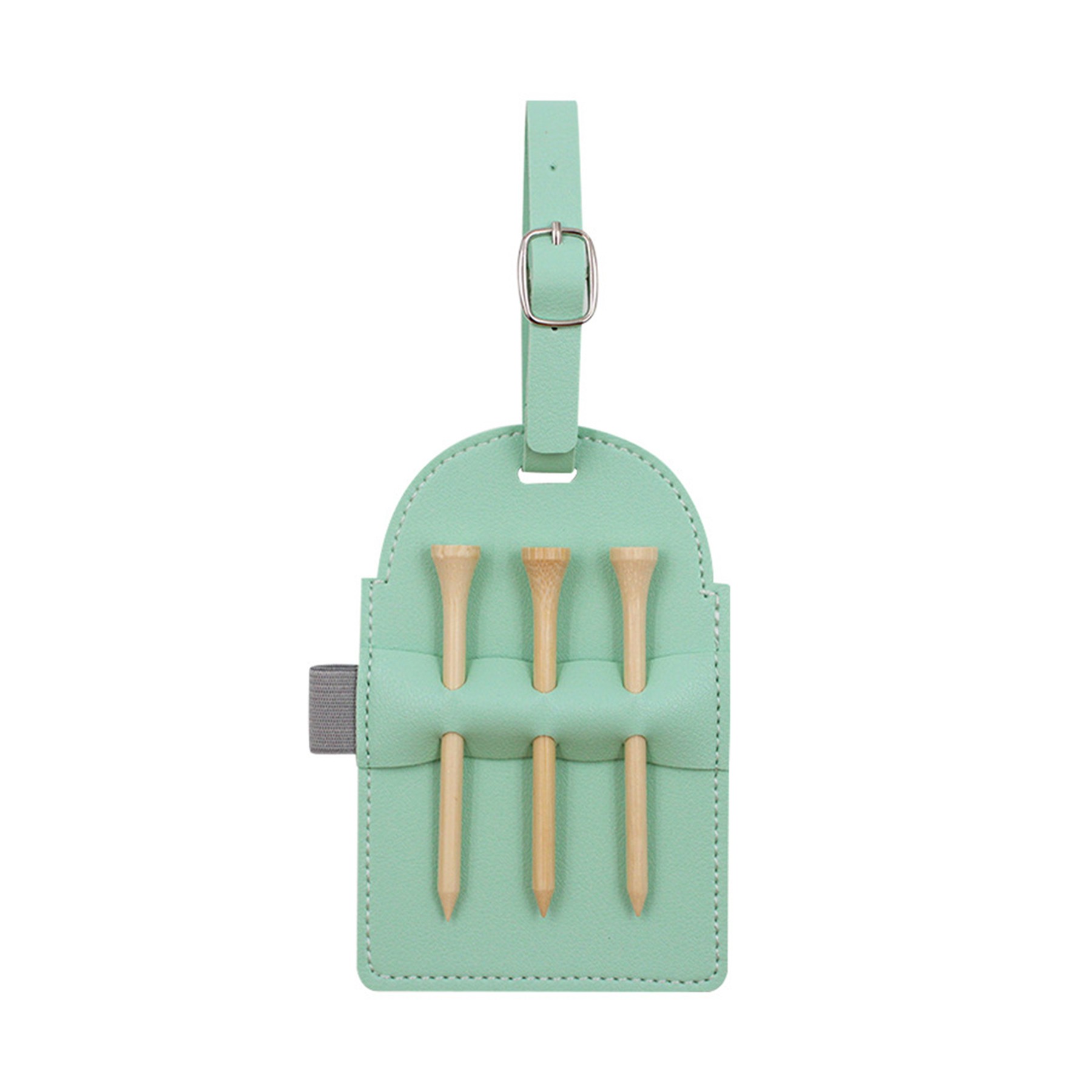 PU Leather Mini Golf Tee Holder 1