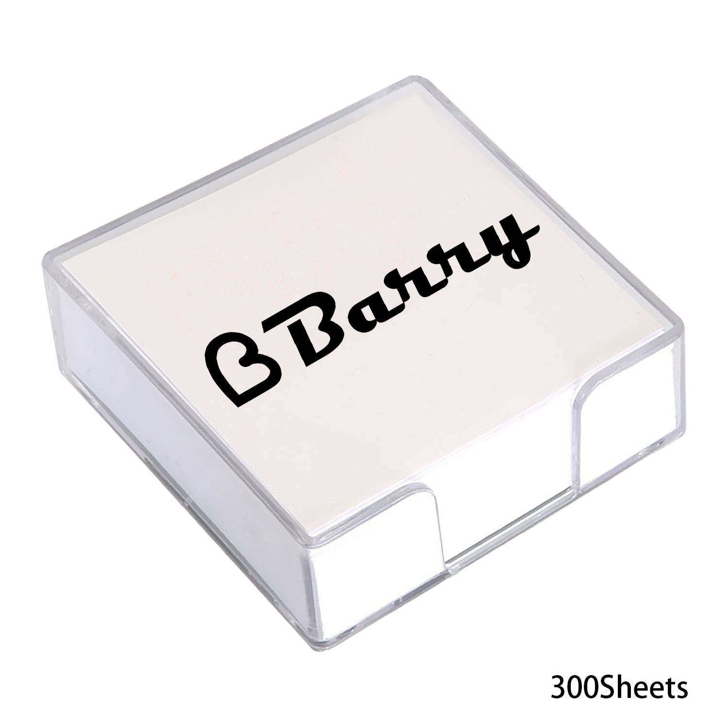 300 sheets Blank Note Paper With Plastic Cover