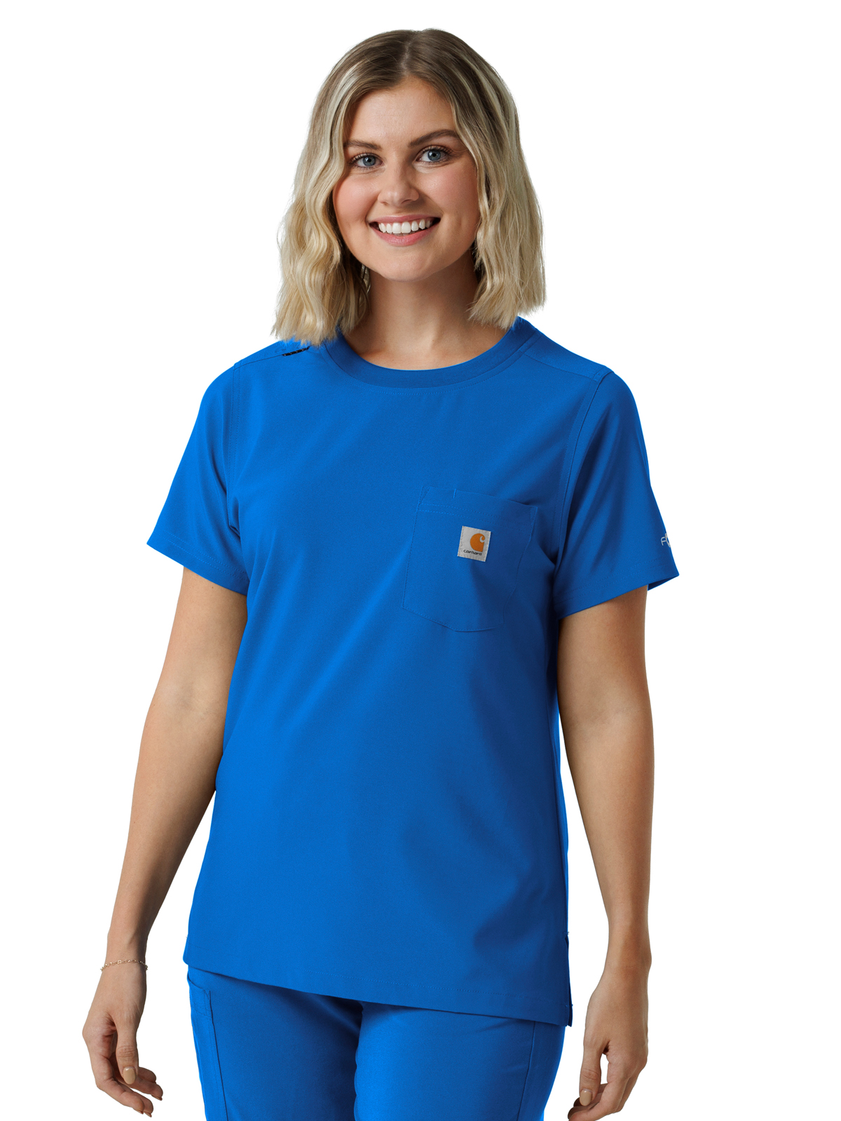 Carhartt Scrubs - Force Cross-Flex - Women's One-Pocket Crew Neck Scrub Top 16