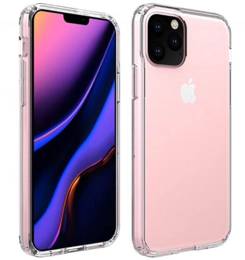 iPhone 11 Pro Clear Hard Shell Case w/TPU Bumpers