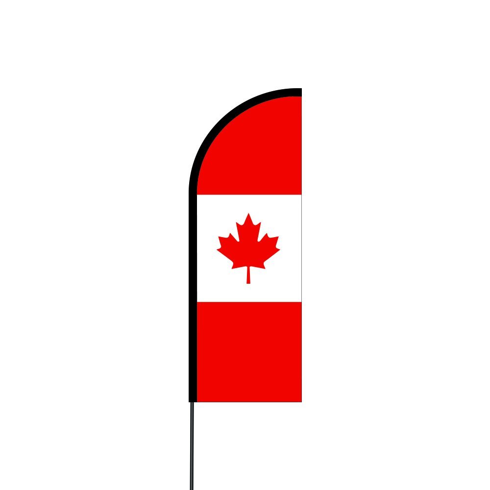 Canada Flag Kit 14' Feet Feather Flag Sign feather banners Outdoor Banner 3