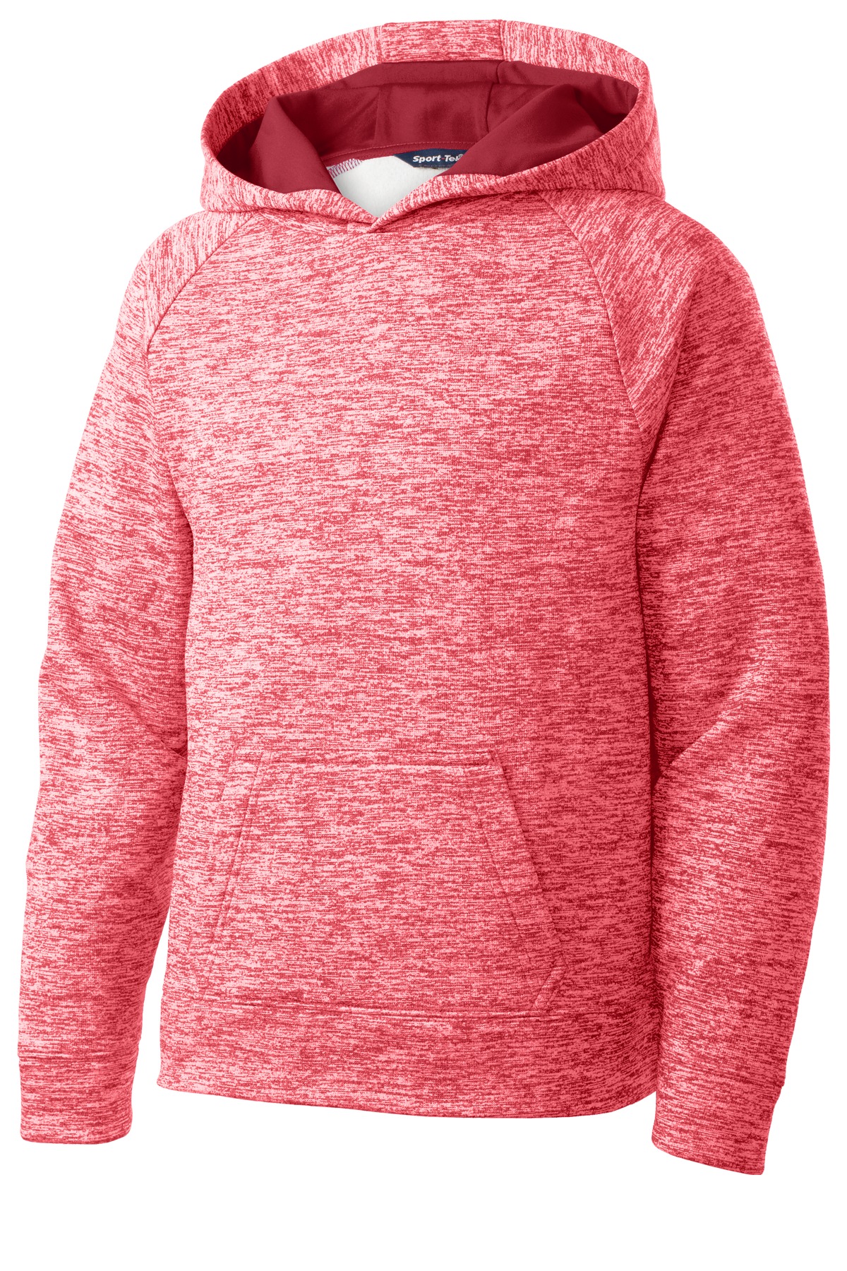 Sport-Tek Youth PosiCharge Electric Heather Fleece Hooded Pullover. YST225 30