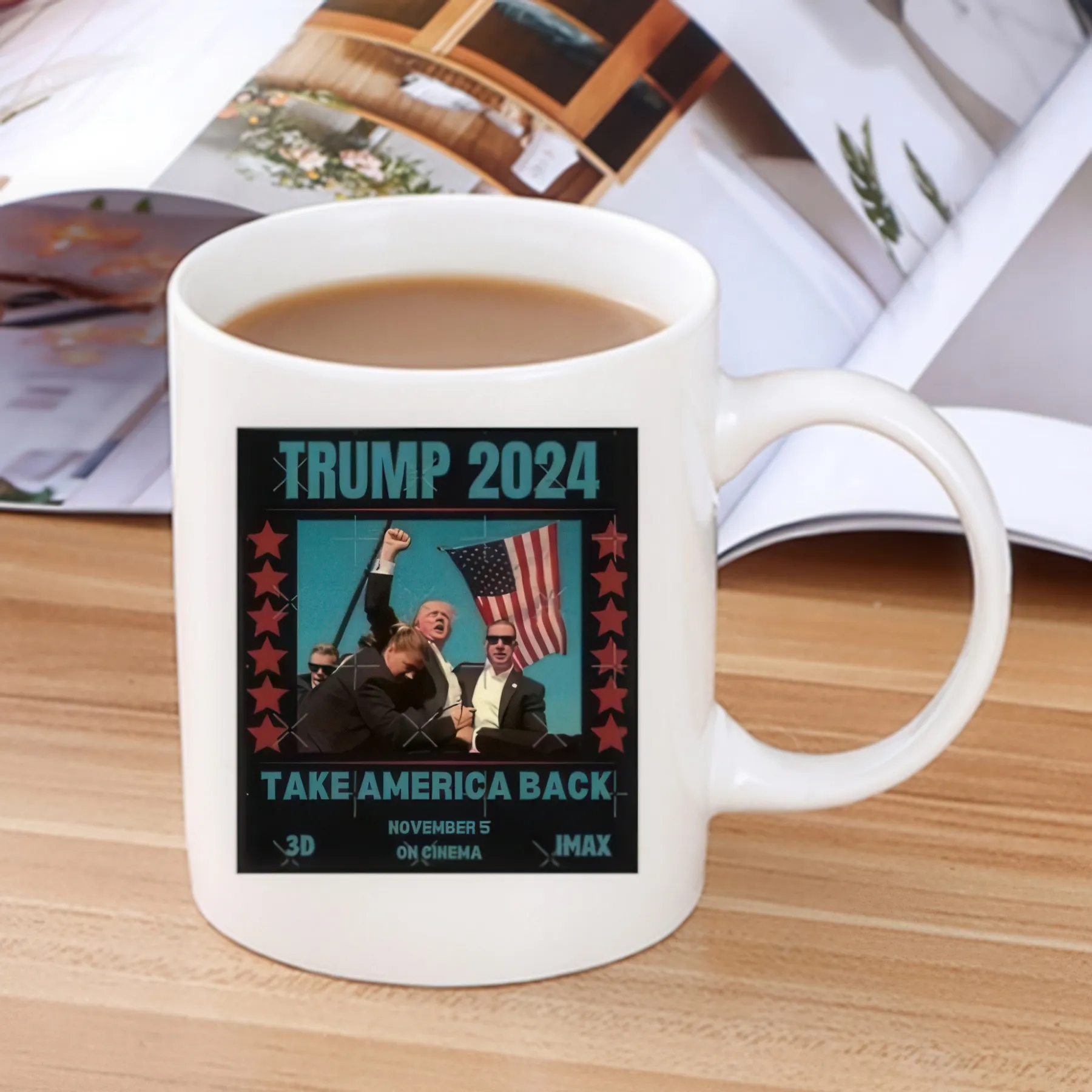 Trump Make America Back Ceramic Coffee Mug 3