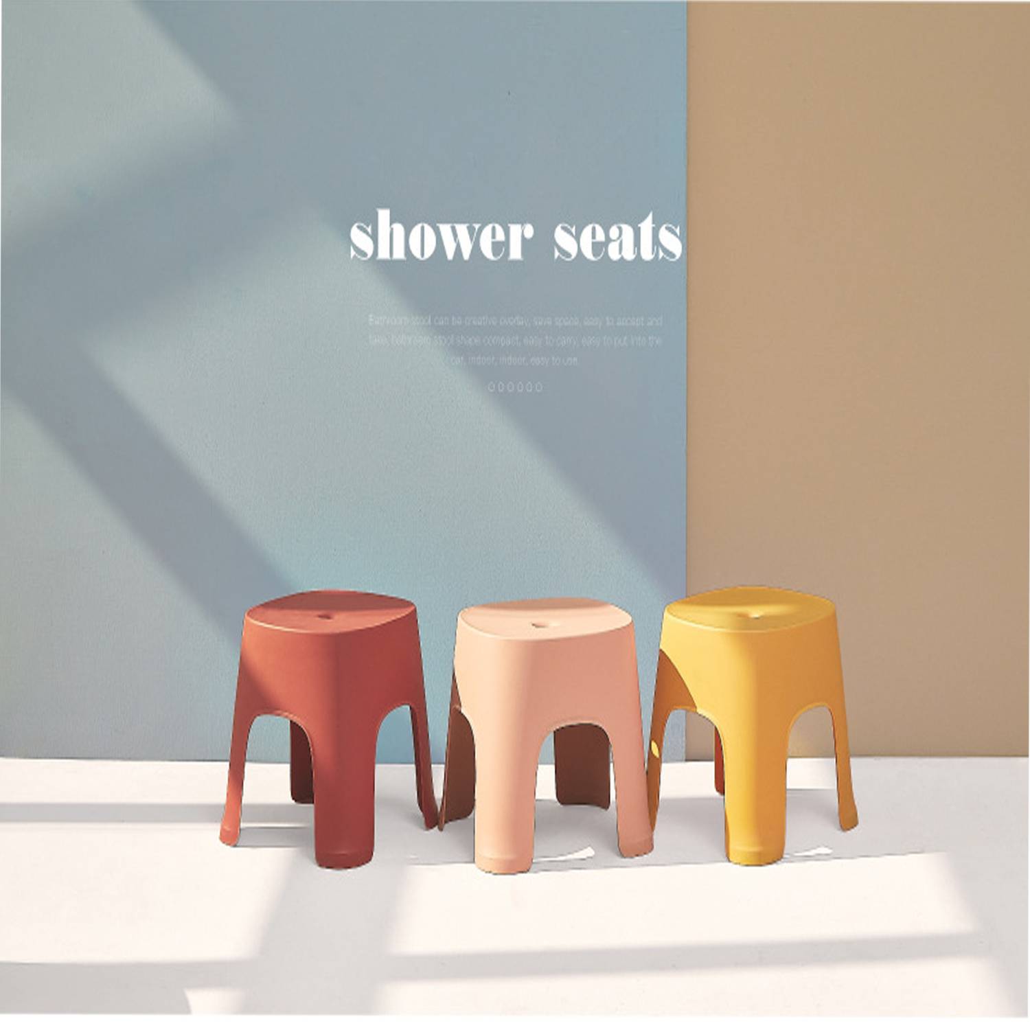Chubby domestic PVC stool 4