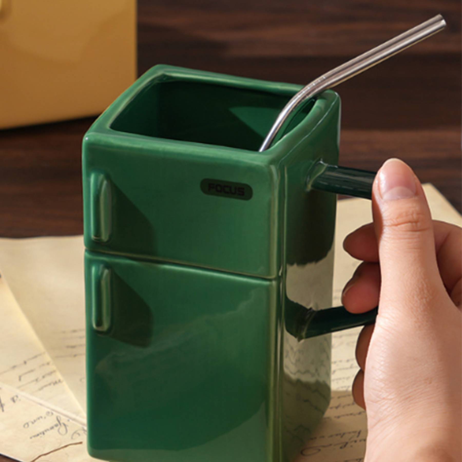 18.5oz Refrigerator straw ceramic cup 7