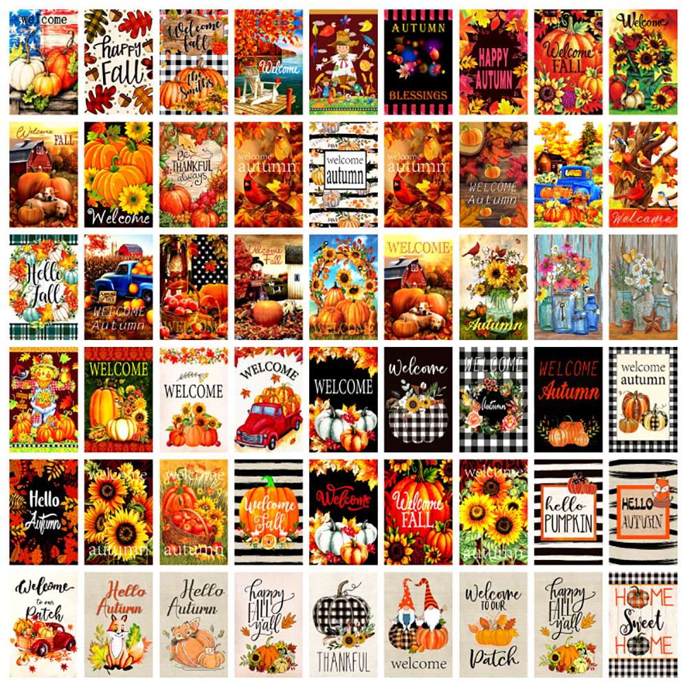 30x45cm Autumn Thanksgiving Garden Flag 4