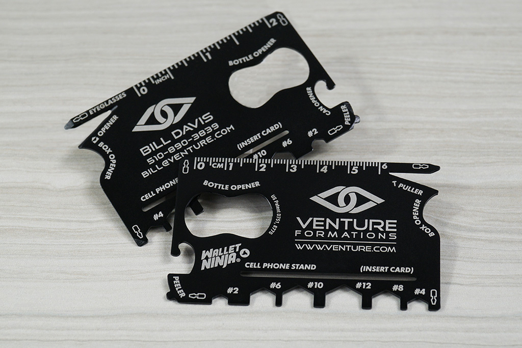 Wallet Ninja Metal Business Cards 10