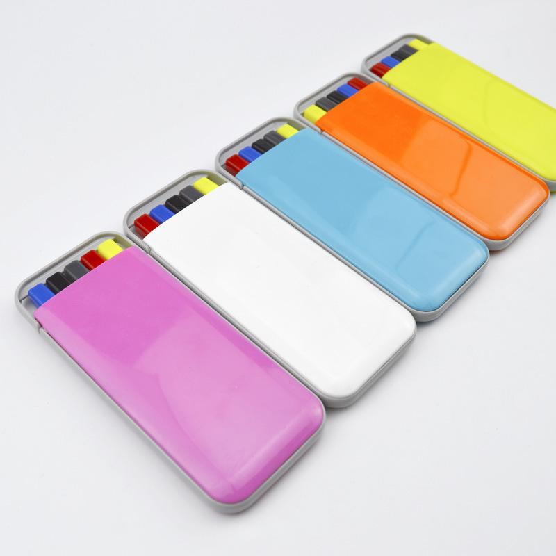 Rainbow Pen, Pencil & Highlighter Set With Portable Case 2