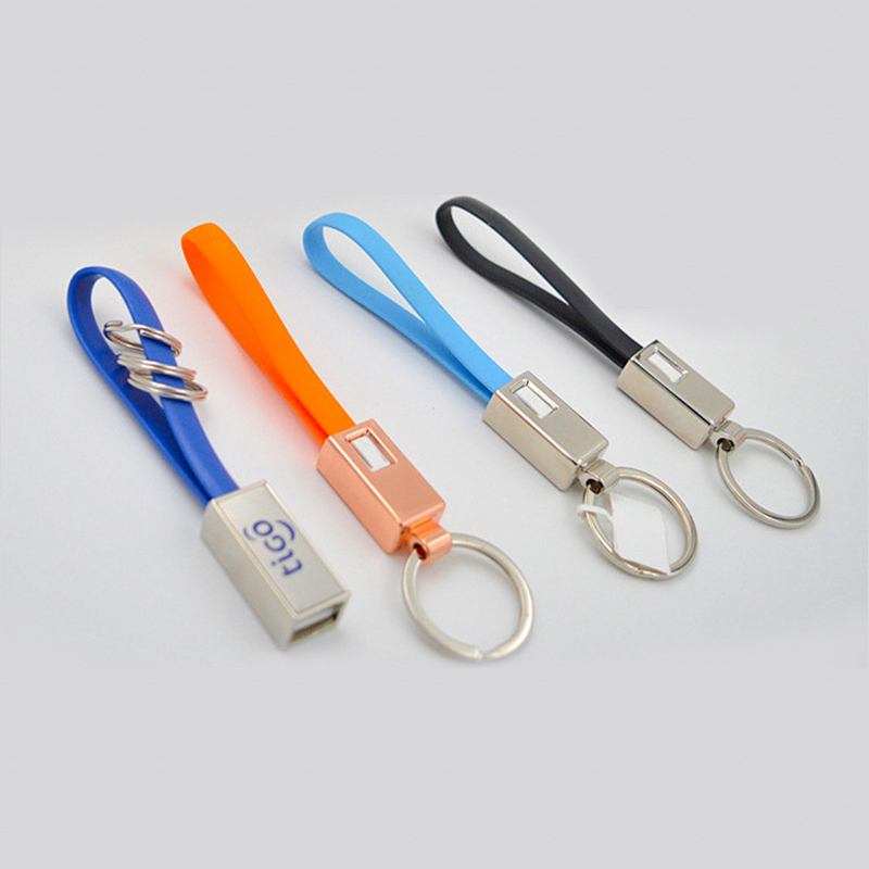 Creative Key Chain with Charging Cable 1