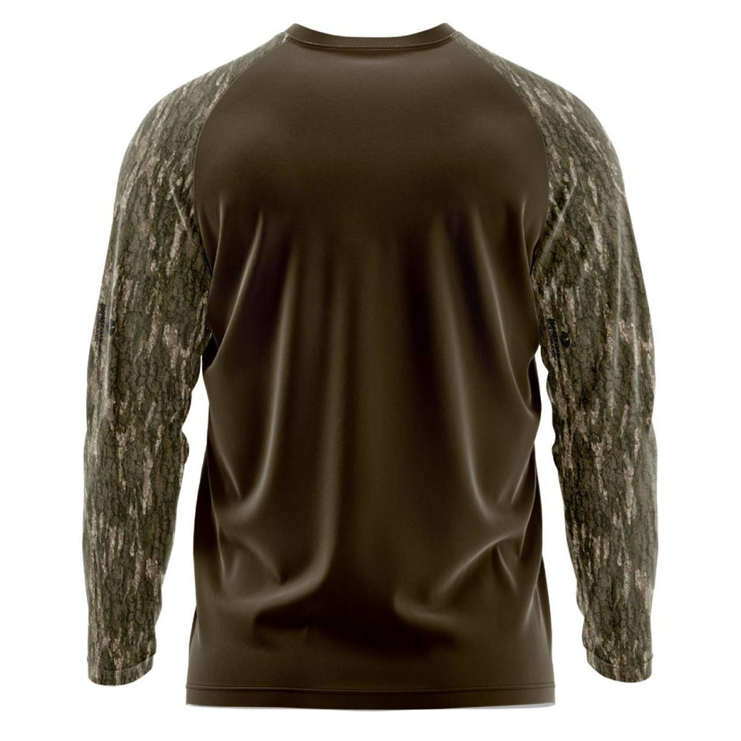 Mossy Oak® Men's 4.4 oz. Polyester Interlock Raglan Long Sleeve T-Shirt 3