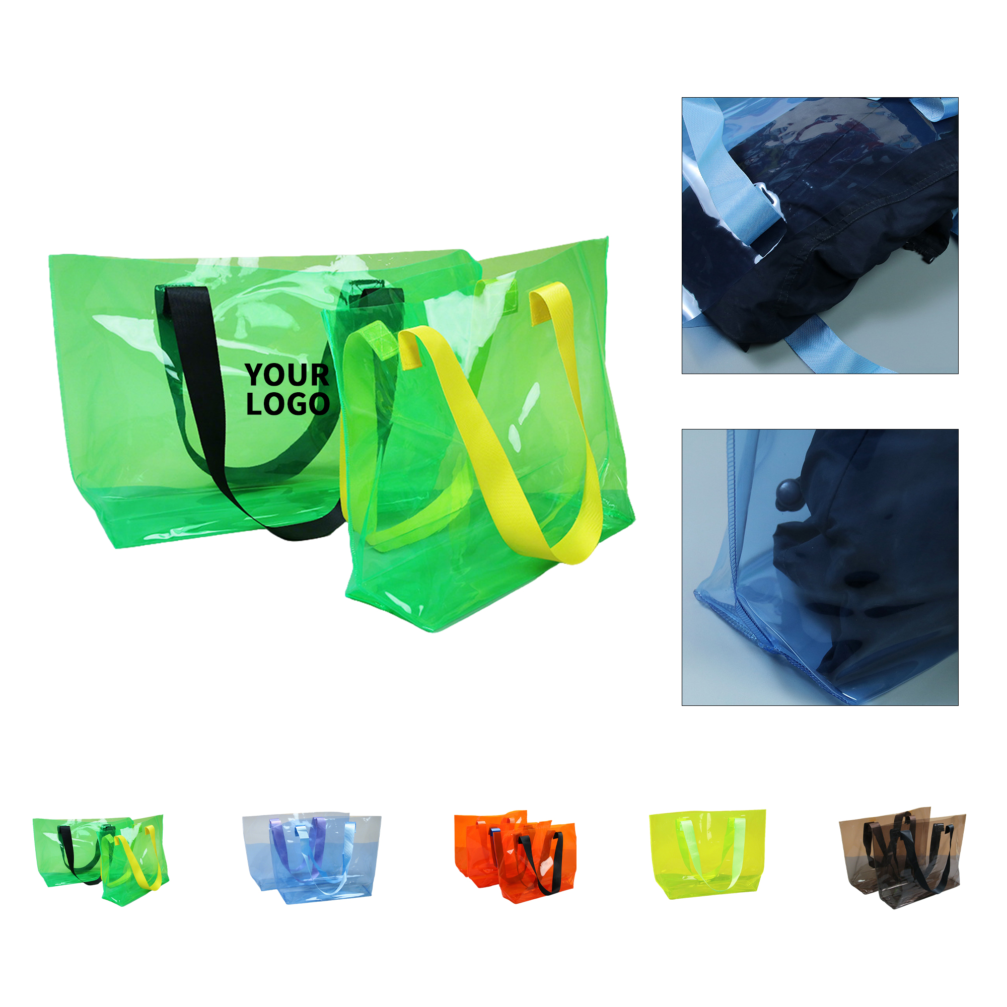 Polyvinyl Chloride Clear Tote 2